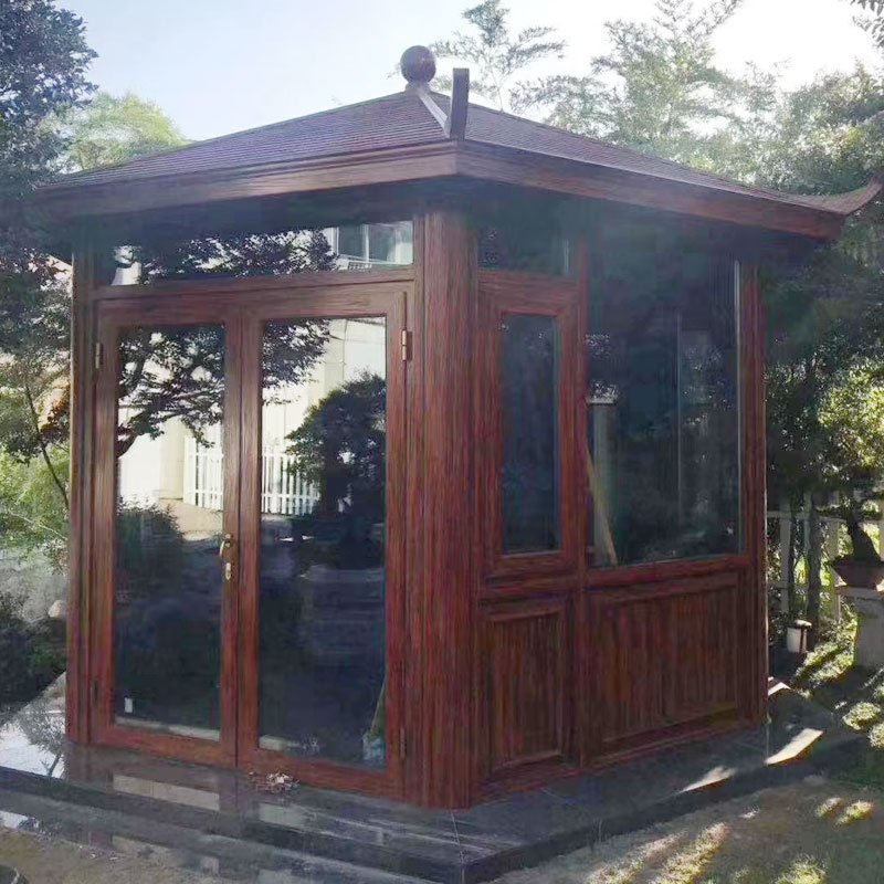 Pavilhão de escultura em mármore de gazebo ao ar livre em estilo chinês