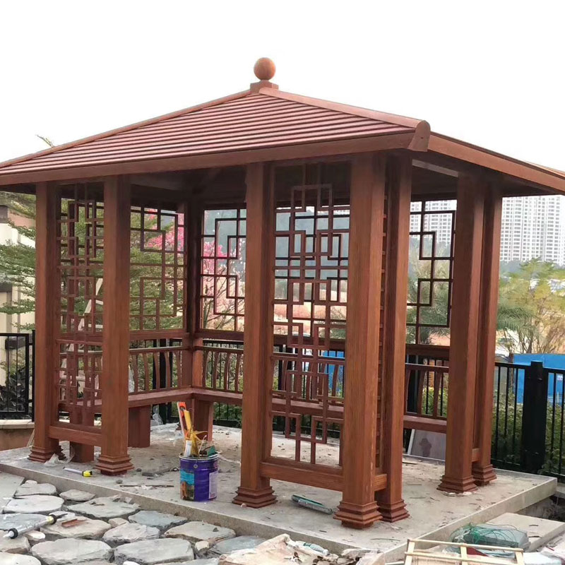 Gazebos modernos para pátio em estilo chinês